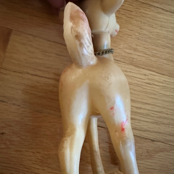 Vintage Rubber Reindeer Made in Japan Mid Century 1950s 1960s - Picture 11 of 13